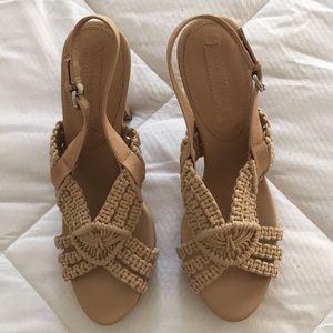 Banana republic crocheted shoes